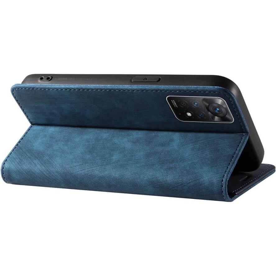 Thumbnail - Cover-Discount Xiaomi Redmi Note 11 Pro / 12 Pro - Stand Flip Case Hülle blau (Xiaomi Redmi Note 12), Smartphone Hülle, ...
