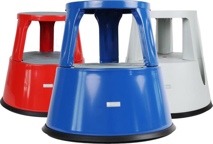 Produktbild Dönges Rollhocker, Metall, blau