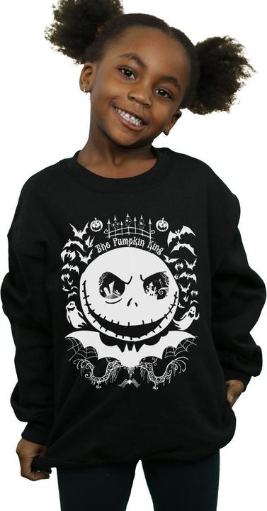 Produktbild Disney Nightmare Before Christmas Jack The Pumpkin King Sweatshirt Mädchen (128)