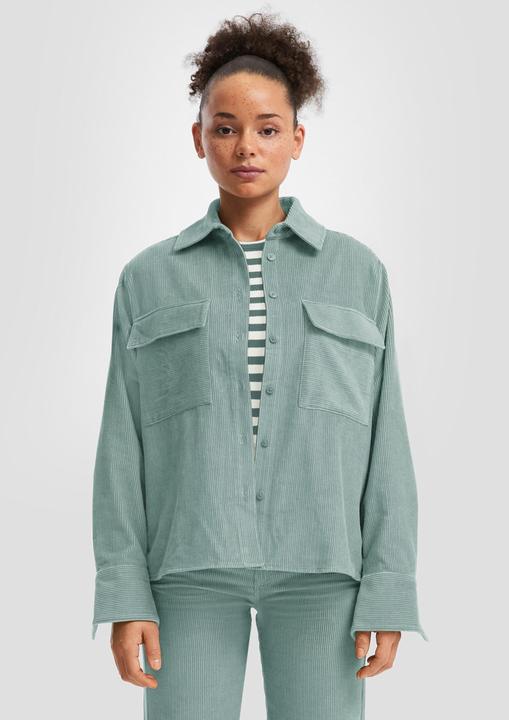 Immagine prodotto s.Oliver Bluse Cord-Overshirt mit Brusttaschen (34)