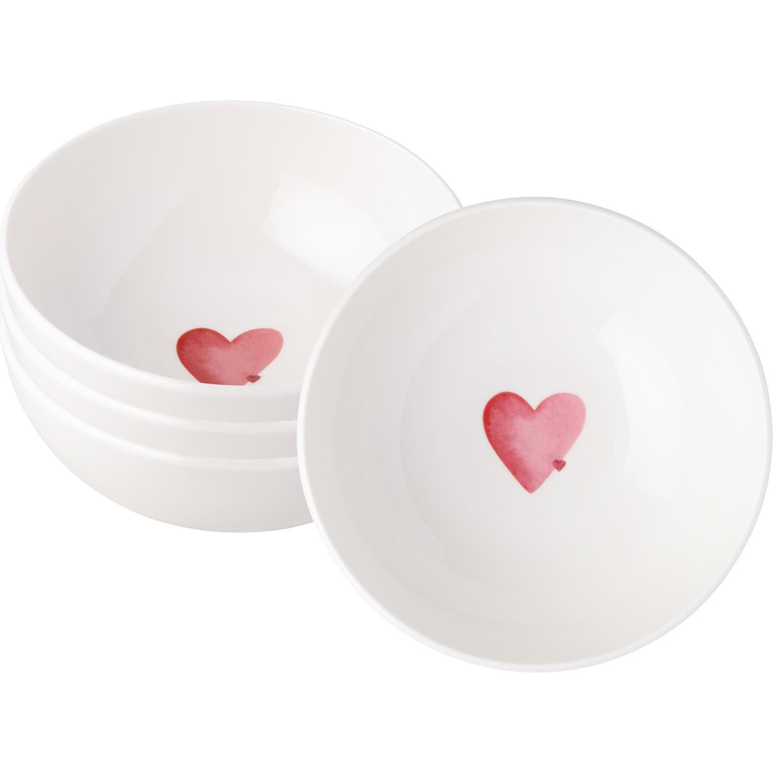 Villeroy & Boch With Love Müslischalen Sending Love, Schüssel + Schale, Mehrfarbig