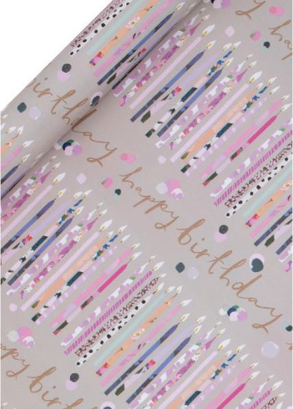 Image du produit Glick Geschenkpapier Kerzen (1x)