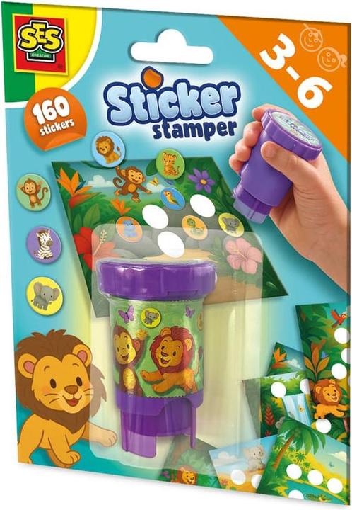 Ses Sticker stamper - Dschungeltiere