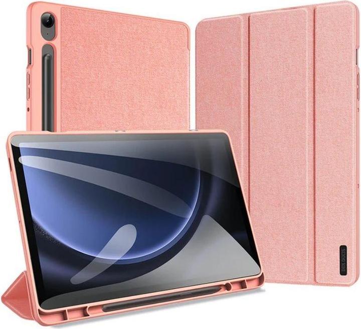 Image du produit Samsung Galaxy Tab S10 FE Plus - Ducis Domo Series, aufstellbares Flip-Etui, Pink (Samsung Galaxy Tab S10 FE+)