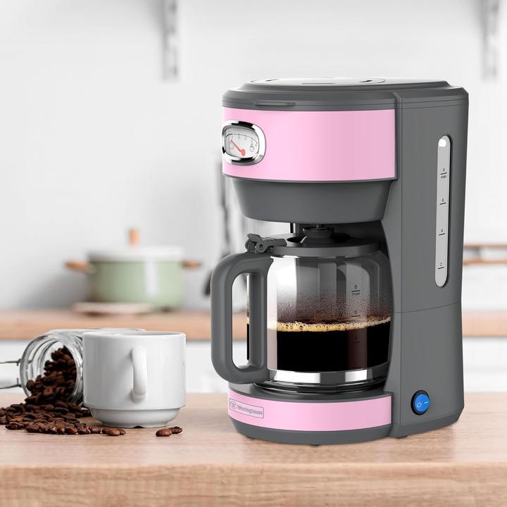 Produktbild Westinghouse WKCMR621PK Kaffeemaschine Retro Design pink