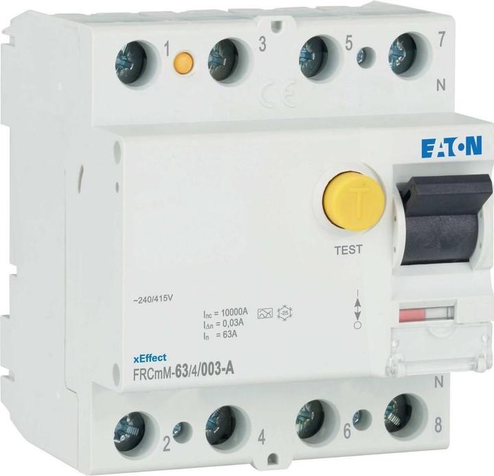 Actual product image Eaton MOE FRCMM-63/4/003-A RCD switch, 63A, 4p, 30mA, type A