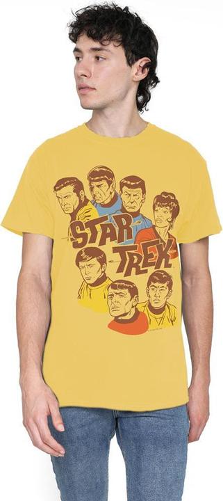 Actual product image Mens Retro Illustrated Crew T-Shirt (M)