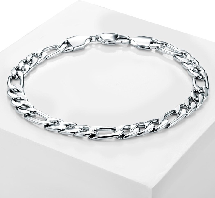 Produktbild True Rebels Herren Edelstahl silber - 26785 (21 cm, Edelstahl)