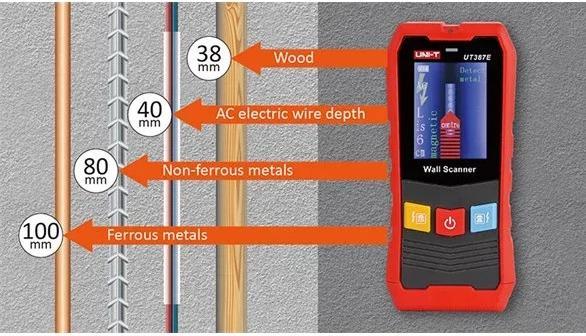 Produktbild Unit Metall-, Holz- und Spannungssucher UT387E Uni-T