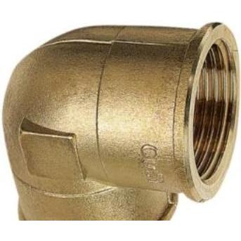 Sanha, Rohrverbindungstechnik, PURAFIT vinkl.2 mf/mf.90° -.Siliciumbronze.Blyfri.