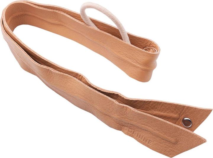 Immagine prodotto Corinne Mondo - Banda in pelle lunga piegabile Camel (Elastico per capelli)