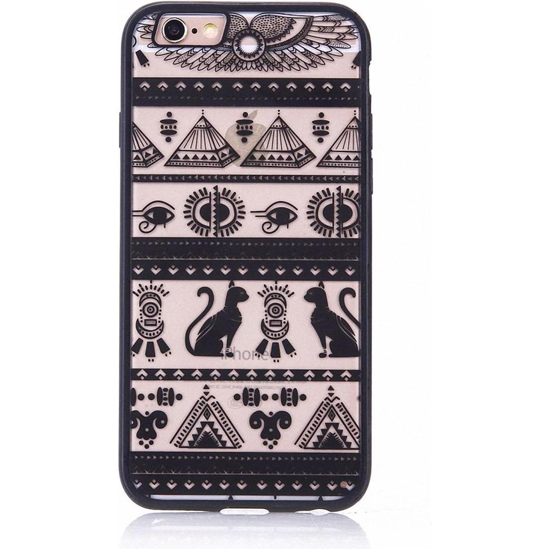 König Design Apple iPhone SE 2022 Handyhülle Mandala Case Cover Schutzhülle Bumper Schwarz (Apple iPhone SE (3rd Gen)), ...
