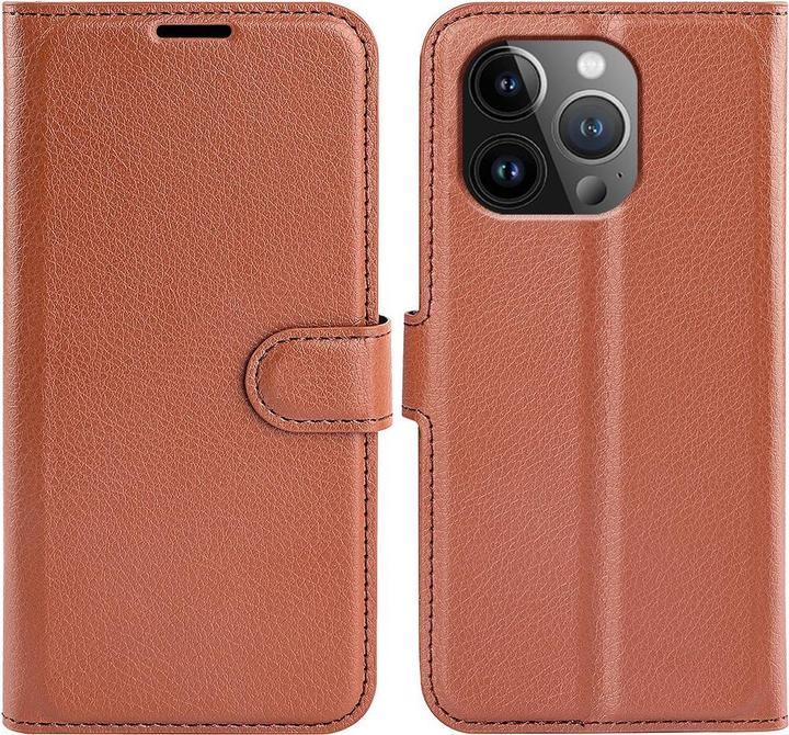 Actual product image Cover-Discount iPhone 15 Pro Max - Leather Case Cover brown (Apple iPhone 15 Pro Max)