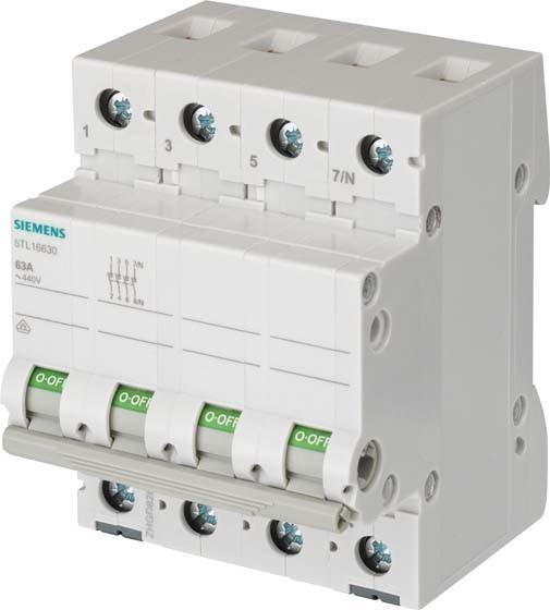 Produktbild Siemens 125A triple pole+neutral