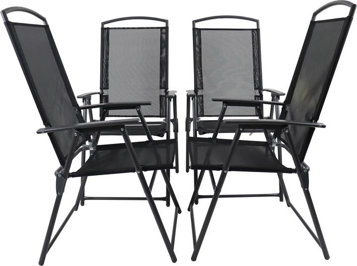 Actual product image VCM 5-piece garden seating set garden furniture with table chairs (80 x 55 x 70 cm)