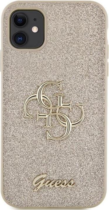 Produktbild Guess GUHCN61HG4SGD iPhone 11 / Xr 6.1" złoty/gold hardcase Glitter Script Big 4G (Apple iPhone 11)