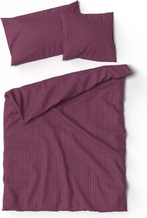 Immagine prodotto Lotus Bettwaren Biancheria da letto Lotus in seersucker uni (Copripiumino, 135 x 170 cm)