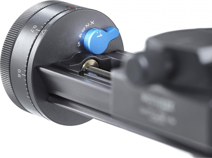 Actual product image Novoflex Castel M adjustment slide with focus wheel (Sleds)