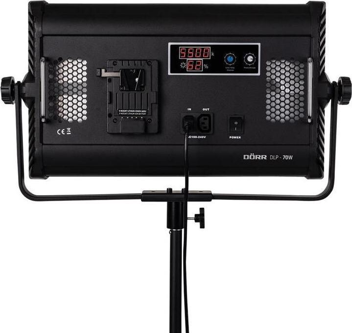 Immagine prodotto Dörr Kit 2 pannelli LED DLP-70W con 2 treppiedi e borsa (novità)