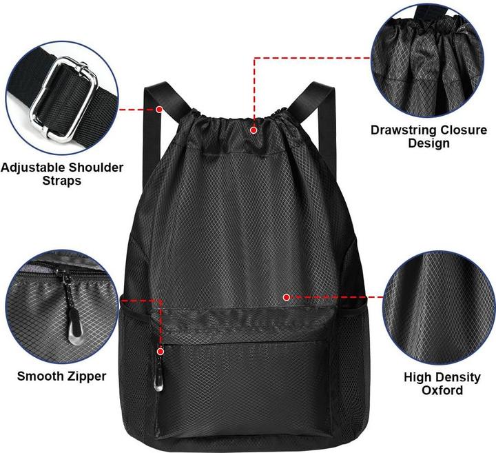 Actual product image Only-Bags.Store Mode Sport Rucksäcke, Turnbeutel, grosse Kapazität Kordelzug Sporttasche (20 l)