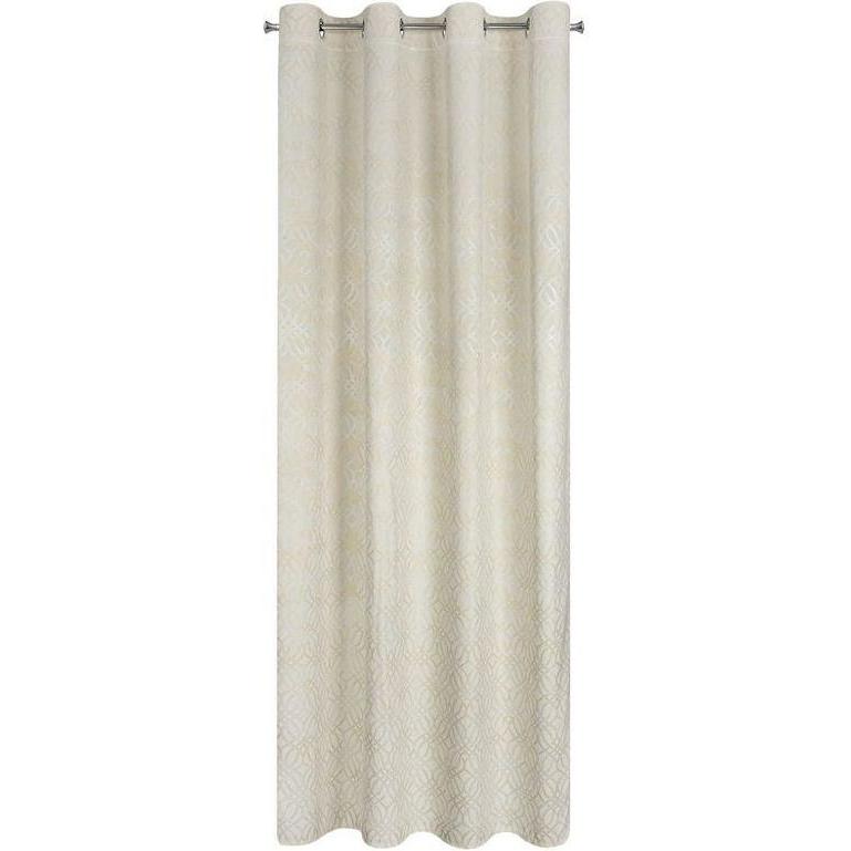 Eurofirany, Vorhang, Weicher Samtvorhang ARETA mit Boho-Muster (140 x 250 cm)