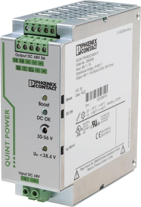 Produktbild Phoenix Contact QUINT DC/DC Converter, 48/48 Vdc, 5 A