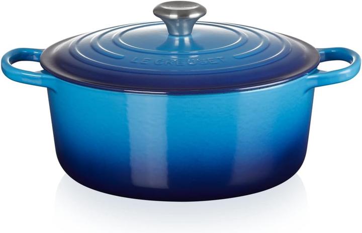 Produktbild Le Creuset Azure (Bräter + Schmortopf, Emaille, Gusseisen, 28 x 18.40 cm)