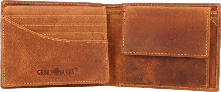 Actual product image Greenburry Vintage star sign wallet leather 12 cm