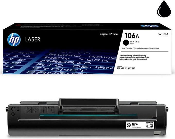 Produktbild HP 106A (W1106A) Zwart - Originele LaserJet Tonercartridge - Standaard Capaciteit