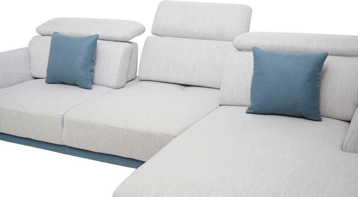 Produktbild Swisshandel24 Sofa, Couch Ecksofa L-Form 3-Sitzer, Liegefläche Nosagfederung Taschenfederkern verstellbar - rechts (3-Sitzer, Ecksofa)
