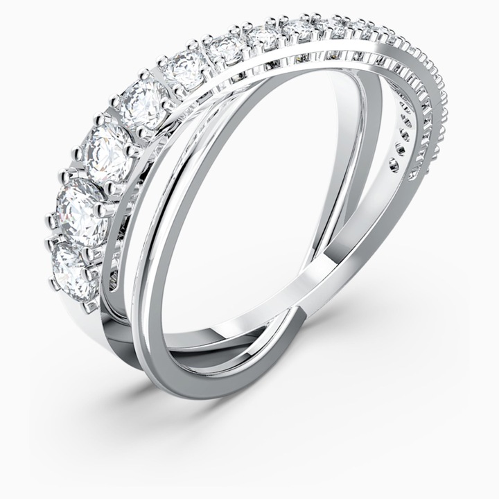 Actual product image Swarovski Twist Rows Ring 52 (52)