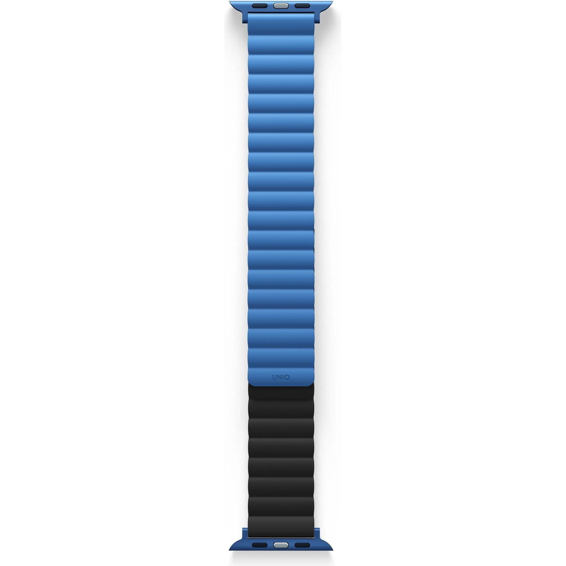 Thumbnail - Uniq pasek Revix Apple Watch Series 1/2/3/4/5/6/7/8/SE/SE2 38/40/41mm. Reversible Magnetic czarny-ni (Silikon, Edelstahl...