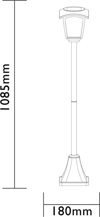 Image du produit Luxform Lampe d'extérieur (100 lm, IP30)