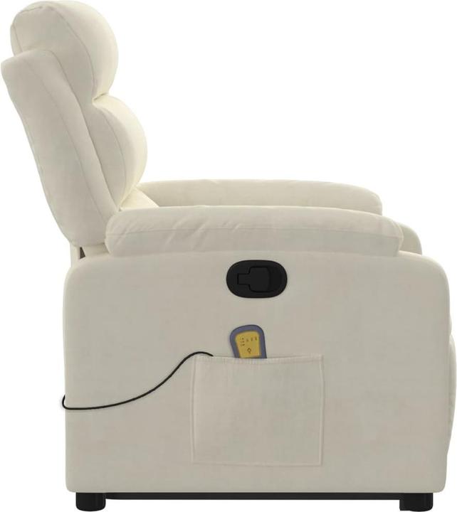 Produktbild vidaXL Massagesessel mit Aufstehhilfe Samt