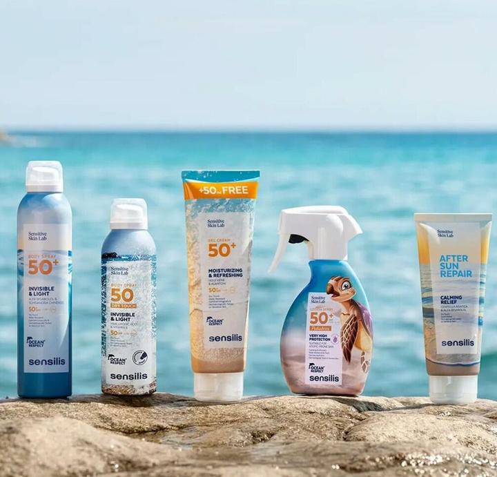 Produktbild Sensilis Dry Touch SPF50 (Sonnencreme, SPF 50, 400 ml)