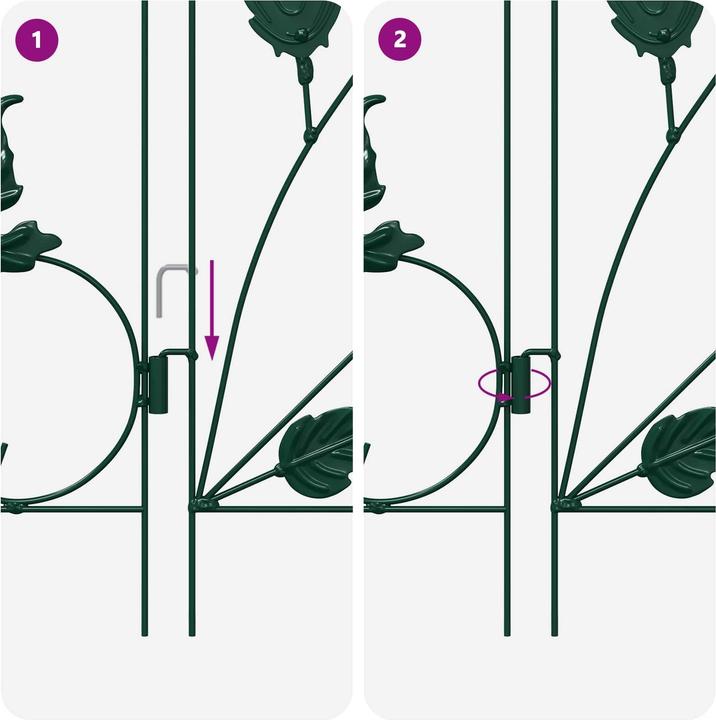Produktbild vidaXL Gartenumzäunung