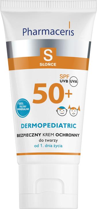 Produktbild Pharmaceris Sun Safe Protection Cream für Kinder SPF50+ von Geburt an 50 ml (Sonnencreme, SPF 50, 50 ml)
