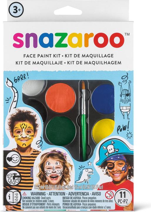 Snazaroo pour garçons enfants set de maquillage couleurs assorties