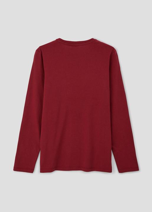 Produktbild s.Oliver T-Shirt Longsleeve mit Schriftprint (M)