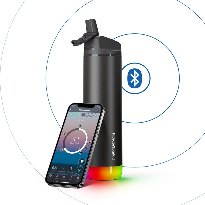 Actual product image HidrateSpark Hidrate Spark Steel 21 oz. Straw Lava Bottle - LIMITED EDITION (0.62 l)