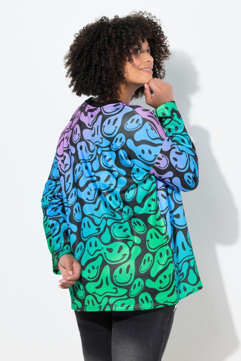 Actual product image Angel of Style Sweatshirt, Loose Fit, Smileymuster, Farbverlauf (52)