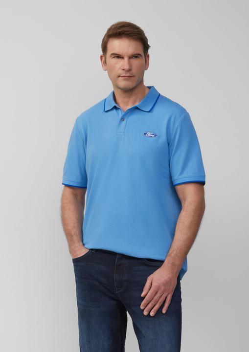 Produktbild S.Oliver Polo-Shirt Poloshirt aus Piqué mit Stickerei und Ford®-Artwork (XXL)