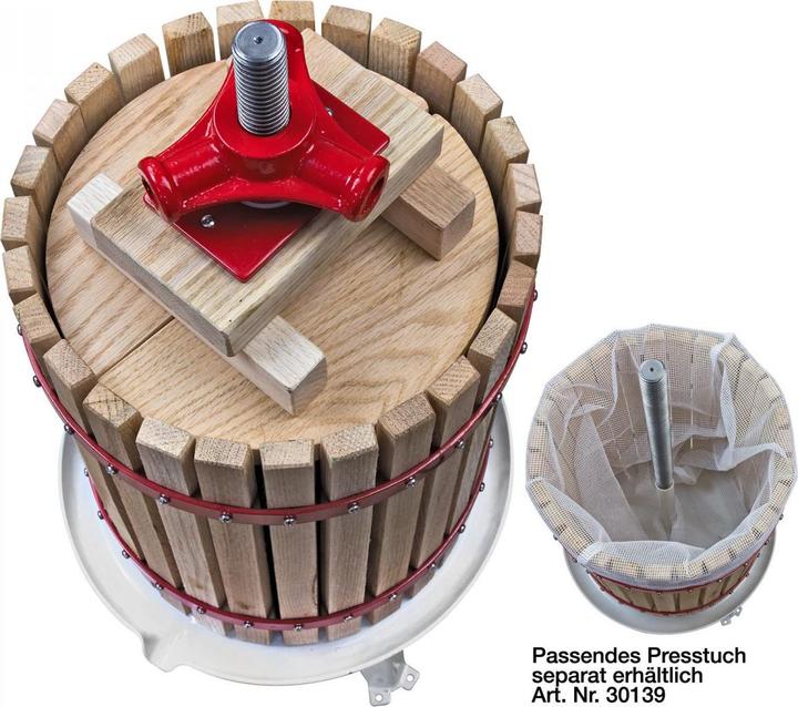 Produktbild Dema Obstpresse Beerenpresse Saftpresse Weinpresse Fruchtpresse Trento 24 Liter L