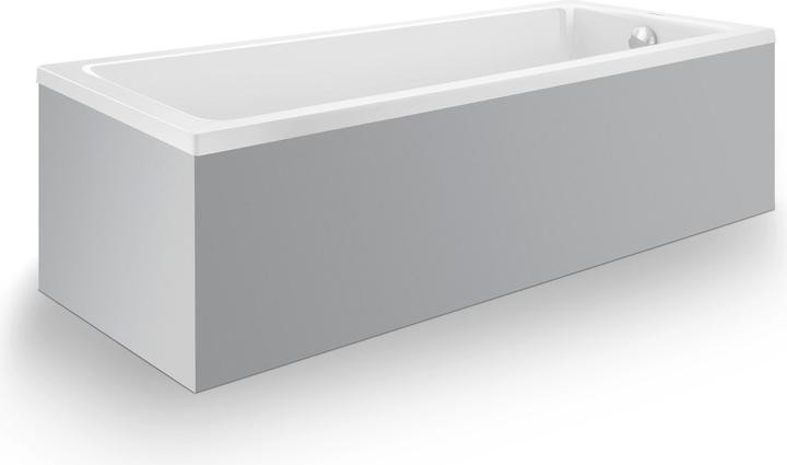 Produktbild Duravit Badewanne No 1 1 Rückenschrägen weiss 1700x750mm (145 l, 170 cm, 75 cm)
