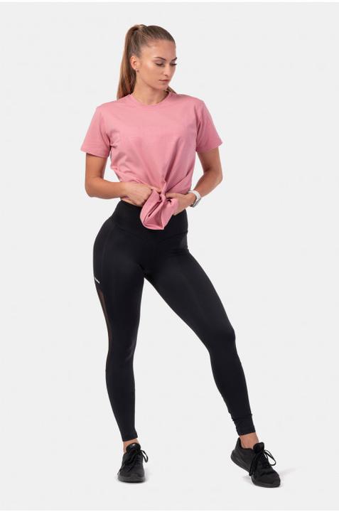 Actual product image Nebbia Invisible Logo T-Shirt 602 Old Rose (S)