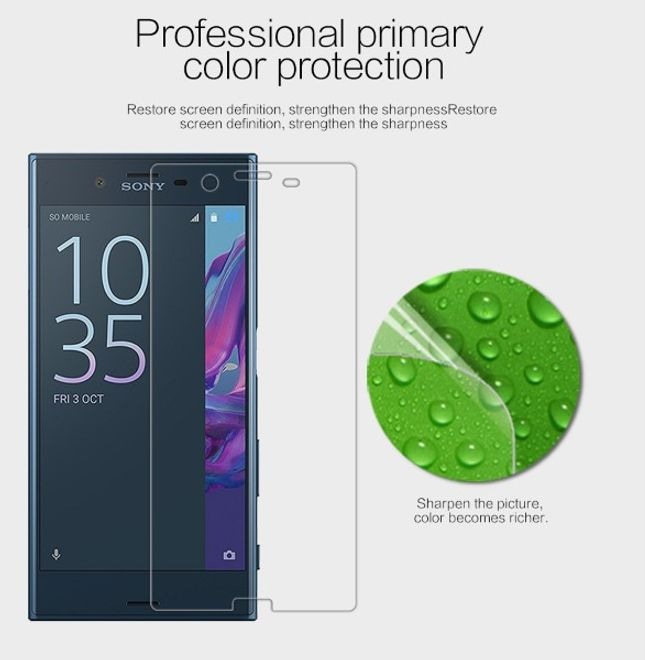 Actual product image Nillkin Super Clear (1 Piece, Sony Xperia XZ, Sony Xperia XZs)