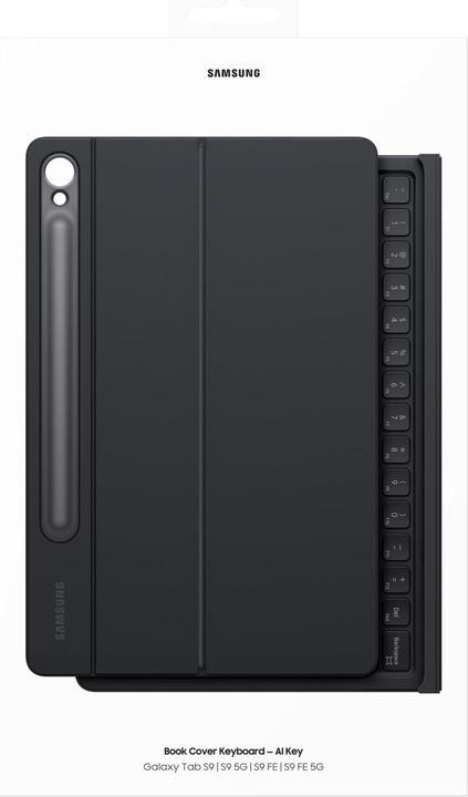 Produktbild Samsung Book Cover Keyboard Tab S9/S9 FE (Samsung Galaxy Tab S9, Samsung Galaxy Tab S9 FE)