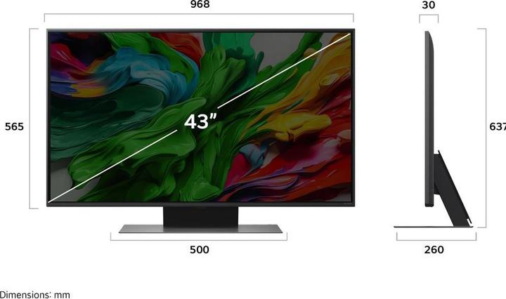 Produktbild LG 43QNED86A6C (43", QNED86, QNED, 4K, 2025)