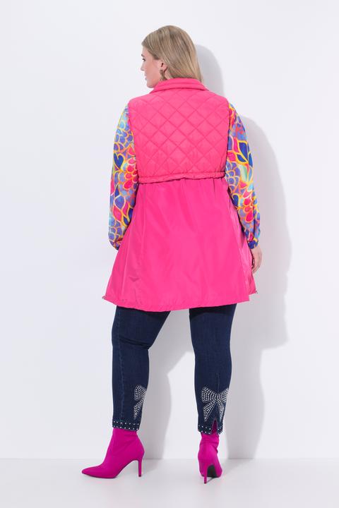Produktbild Miamoda Long-Steppweste, Stepp und Web, 2-Wege-Zipper (44)