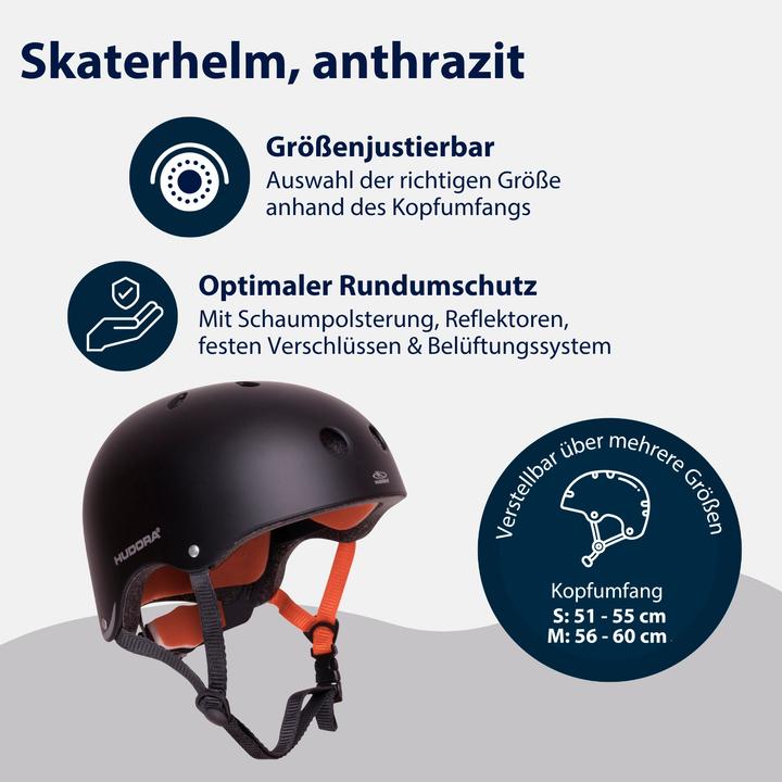 Produktbild Hudora Skaterhelm (56 - 60 cm)